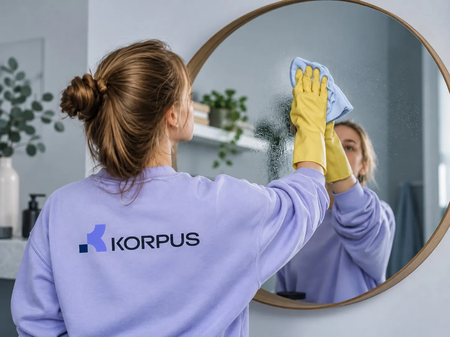 KORPUS valytoja Kaune valo vonios veidrodį